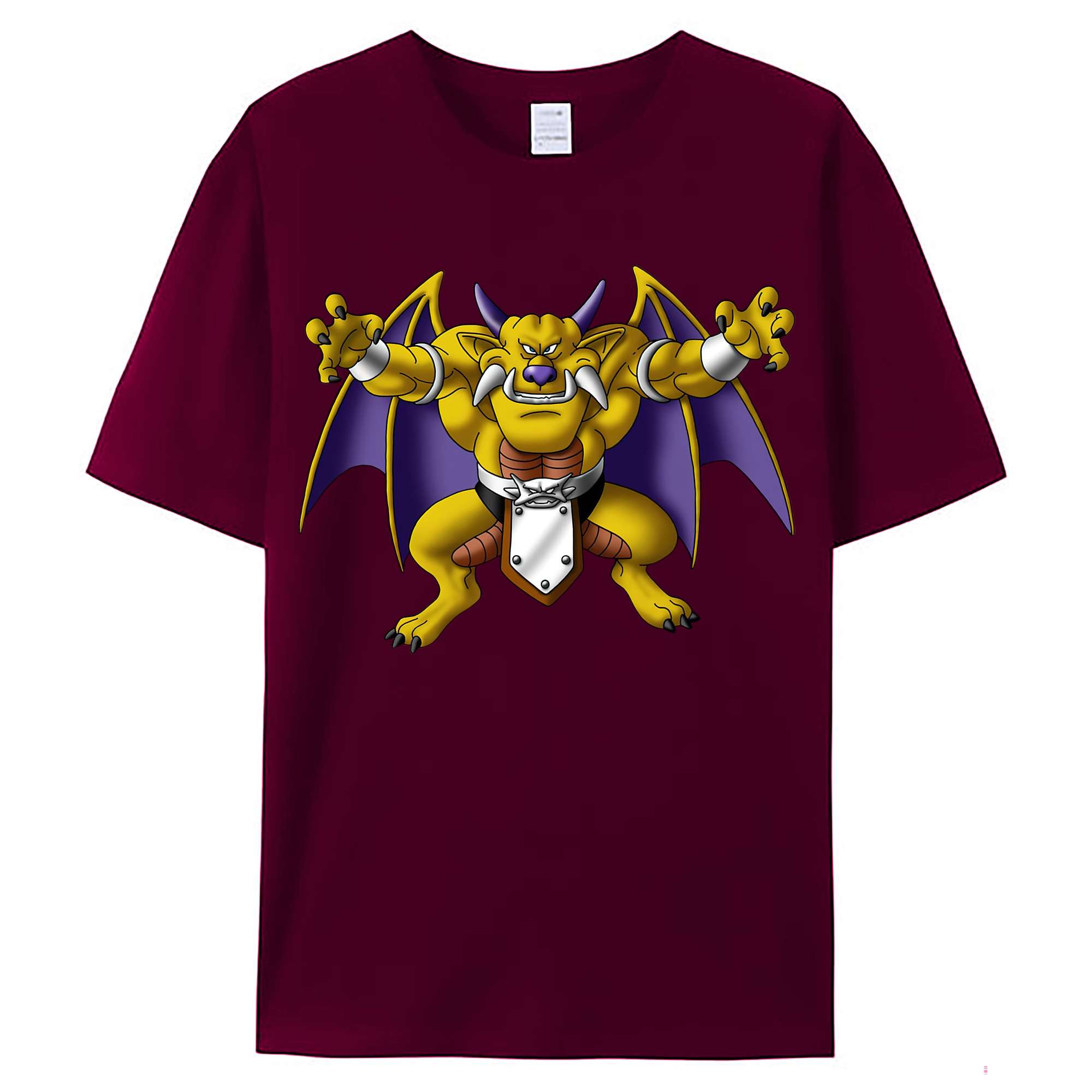 （画像用） ドラゴンクエスト Doragon Kuesuto Dragon Quest レディースカジュアルプリントTシャツ（綿100％）